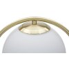 Mauro Ferretti lampe de table Glamy Ablegen E14 25x18x50 cm or blanc
