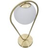 Mauro Ferretti lampe de table Glamy Ablegen E14 25x18x50 cm or blanc