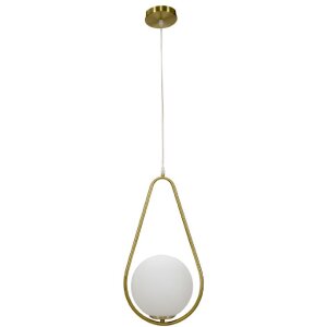 Mauro Ferretti plafonnier Glamy Ablegen E14 24x20x46 cm or blanc
