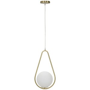 Mauro Ferretti plafonnier Glamy Ablegen E14 24x20x46 cm or blanc