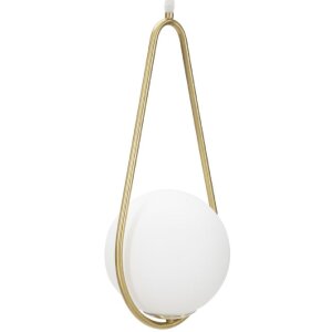 Mauro Ferretti plafonnier Glamy Ablegen E14 24x20x46 cm or blanc