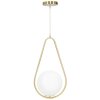 Mauro Ferretti plafonnier Glamy Ablegen E14 24x20x46 cm or blanc