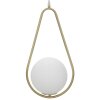 Mauro Ferretti plafonnier Glamy Ablegen E14 24x20x46 cm or blanc