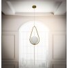 Mauro Ferretti plafonnier Glamy Ablegen E14 24x20x46 cm or blanc