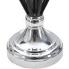 Mauro Ferretti lampe de table Darky argent E27 Ø 28x56 cm noir argent