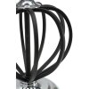 Mauro Ferretti lampe de table Darky argent E27 Ø 28x44,5 cm noir argent