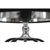 Mauro Ferretti lampe de table Darky argent E27 Ø 28x44,5 cm noir argent
