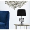 Mauro Ferretti lampe de table Darky argent E27 Ø 28x44,5 cm noir argent