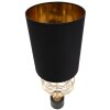 Mauro Ferretti lampe de table Circly E27 Ø 22,5x65 cm or noir
