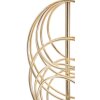 Mauro Ferretti lampe de table Circly E27 Ø 22,5x65 cm or noir