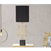 Mauro Ferretti lampe de table Circly E27 Ø 22,5x65 cm or noir