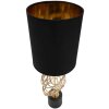 Mauro Ferretti lampe de table Circly E27 Ø 20x58,5 cm or noir