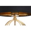 Mauro Ferretti lampe de table Circly E27 Ø 20x58,5 cm or noir