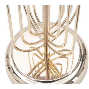 Mauro Ferretti lampe de table Krista E27 Ø 33x64 cm or rose