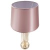 Mauro Ferretti lampe de table Krista E27 Ø 33x64 cm or rose