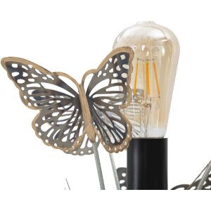 Mauro Ferretti lampe de table papillons E27 Ø 32x47 cm multicolore