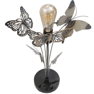 Mauro Ferretti lampe de table papillons E27 Ø 32x47 cm multicolore