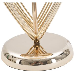 Mauro Ferretti lampe de table Maxt E27 Ø 32,5x53,5 cm or noir