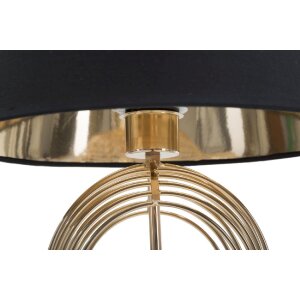 Mauro Ferretti lampe de table Maxt E27 Ø 32,5x53,5 cm or noir
