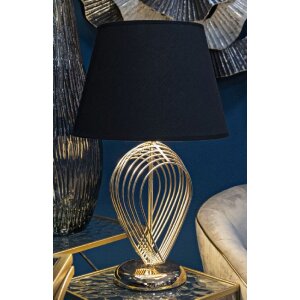 Mauro Ferretti lampe de table Maxt E27 Ø 32,5x53,5 cm or noir
