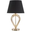 Mauro Ferretti lampe de table Maxt E27 Ø 32,5x53,5 cm or noir