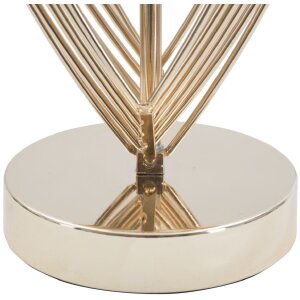 Mauro Ferretti lampe de table Maxt E27 Ø 24x44 cm or noir