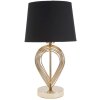 Mauro Ferretti lampe de table Maxt E27 Ø 24x44 cm or noir