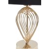 Mauro Ferretti lampe de table Maxt E27 Ø 24x44 cm or noir