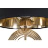 Mauro Ferretti lampe de table Maxt E27 Ø 24x44 cm or noir