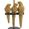 Mauro Ferretti lampe de table perroquets E27 Ø 30x62,5 cm noir or