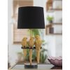 Mauro Ferretti lampe de table perroquets E27 Ø 30x62,5 cm noir or