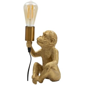 Mauro Ferretti lampe de table singe E27 17x14,5x25 cm or