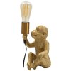 Mauro Ferretti lampe de table singe E27 17x14,5x25 cm or