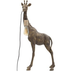 Mauro Ferretti lampe de table girafe E27 40x22x80 cm or...