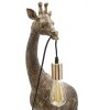 Mauro Ferretti lampe de table girafe E27 40x22x80 cm or antique