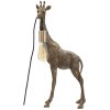Mauro Ferretti lampe de table girafe E27 28x16x60 cm or antique