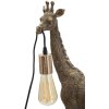 Mauro Ferretti lampe de table girafe E27 28x16x60 cm or antique
