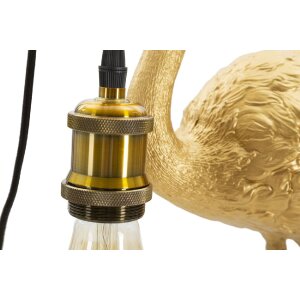 Mauro Ferretti lampe de table Flamingo E27 37x19x59 cm or