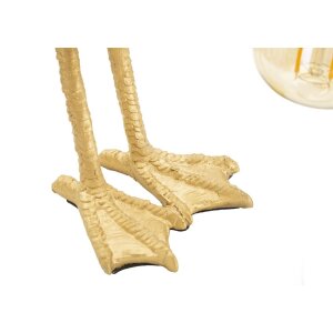 Mauro Ferretti lampe de table Flamingo E27 13x11,5x39,5 cm or