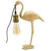 Mauro Ferretti lampe de table Flamingo E27 13x11,5x39,5 cm or