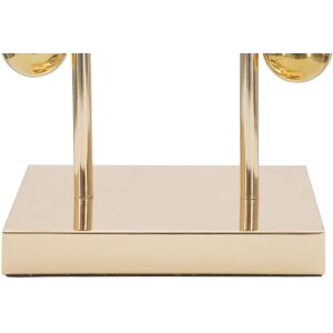 Mauro Ferretti lampe de table bulle E27 Ø 32,5x61 cm noir or