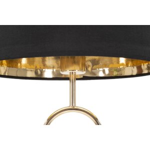 Mauro Ferretti lampe de table bulle E27 Ø 32,5x61 cm noir or
