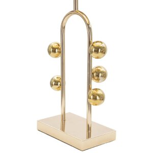 Mauro Ferretti lampe de table bulle E27 Ø 32,5x61 cm noir or