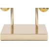 Mauro Ferretti lampe de table bulle E27 Ø 32,5x61 cm noir or