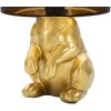 Mauro Ferretti lampe de table lapin E27 Ø 20x43 cm or noir