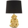 Mauro Ferretti lampe de table maman singe E27 Ø 30x49 cm or noir