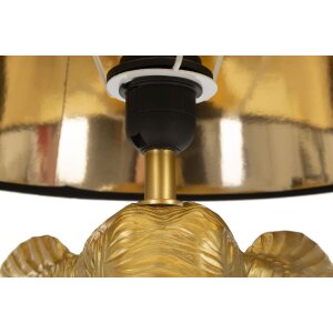Mauro Ferretti lampe de table éléphant E27 Ø 32x59 cm or noir