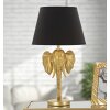 Mauro Ferretti lampe de table éléphant E27 Ø 32x59 cm or noir