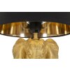 Mauro Ferretti lampe de table éléphant E27 Ø 25x43 cm or noir