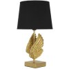Mauro Ferretti lampe de table aile E27 Ø 25x45 cm or noir